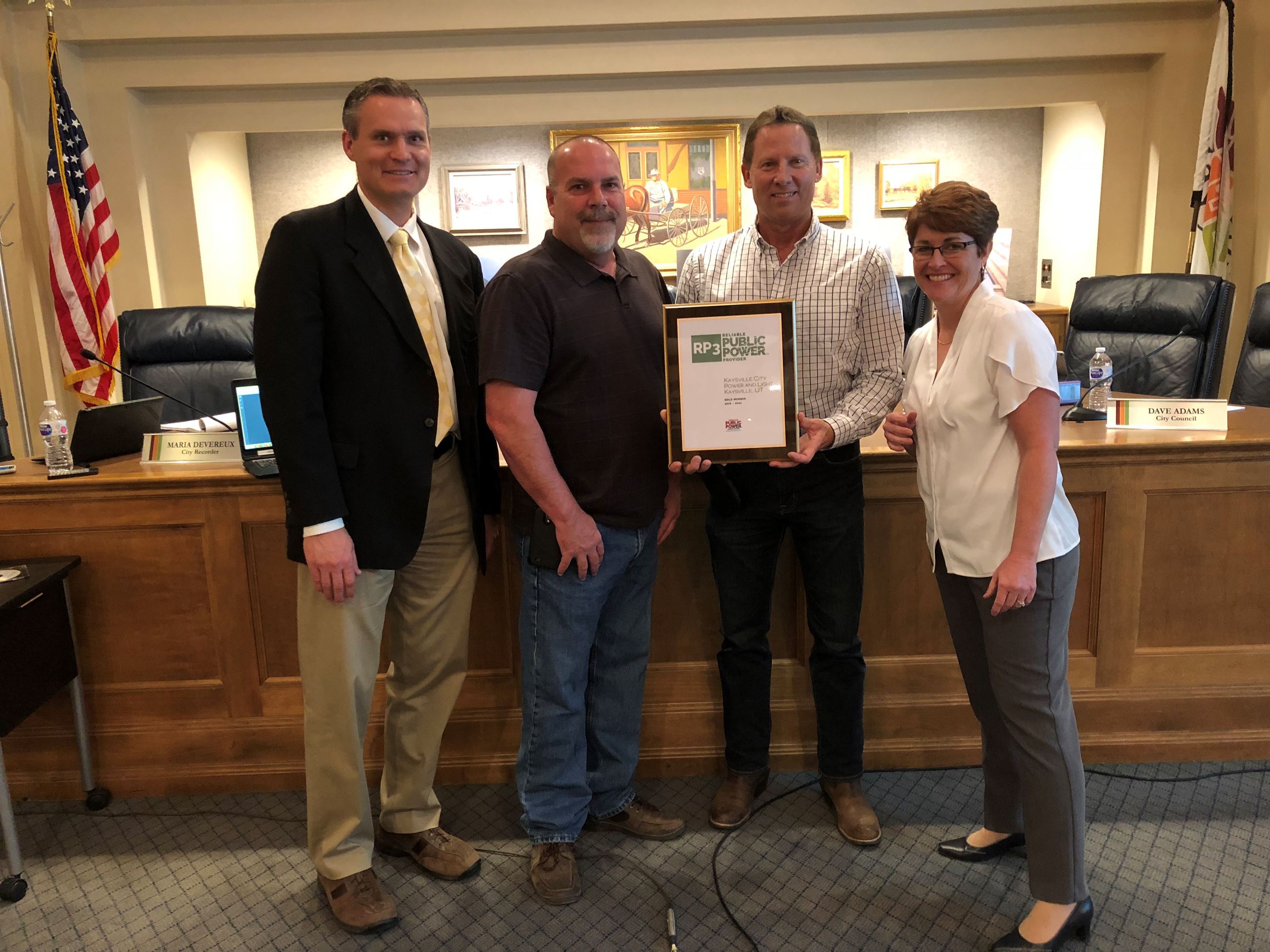 RP3 Award Photo Receiving