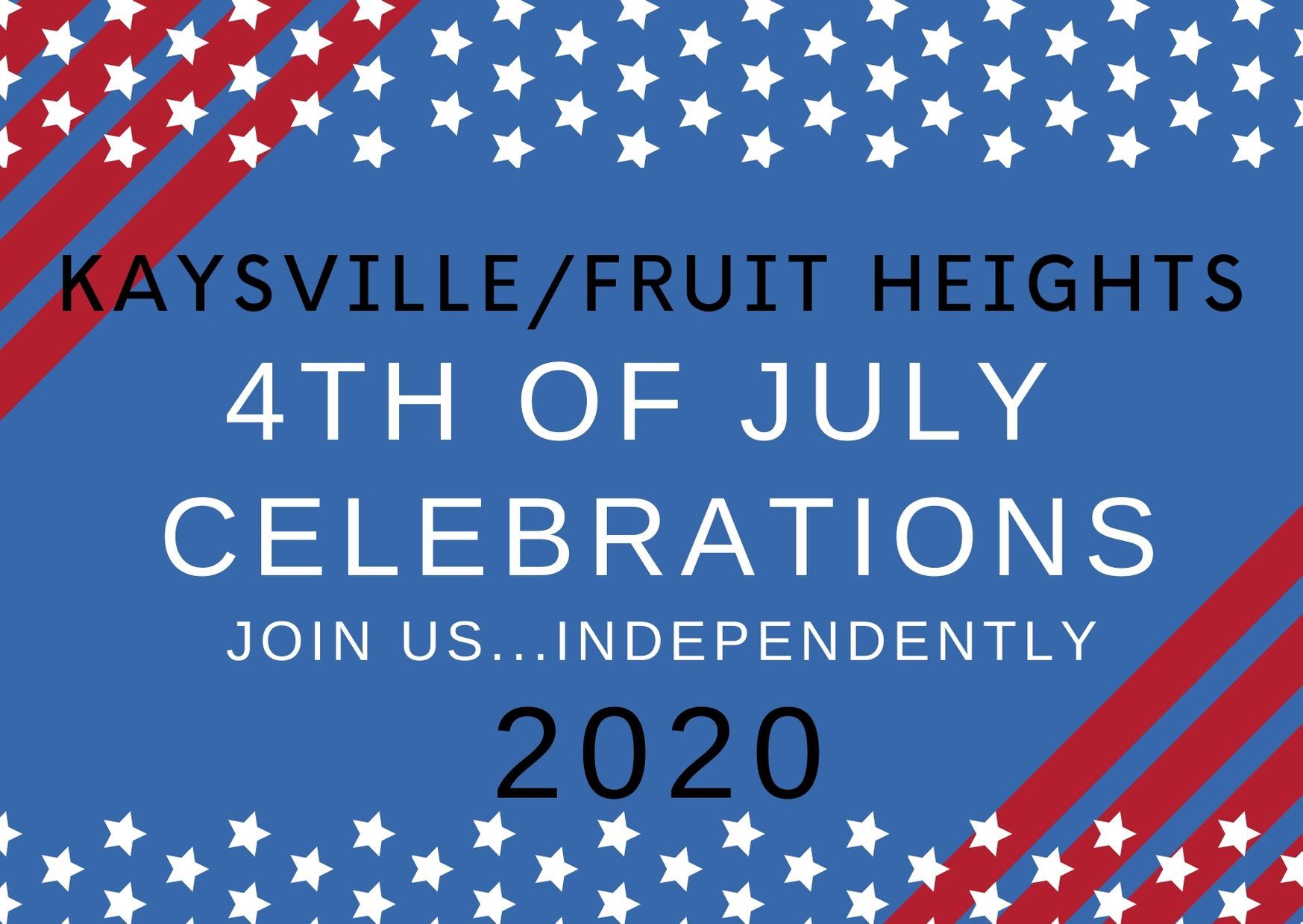 Blue Red Stars Stripes 4th of July Card (1)