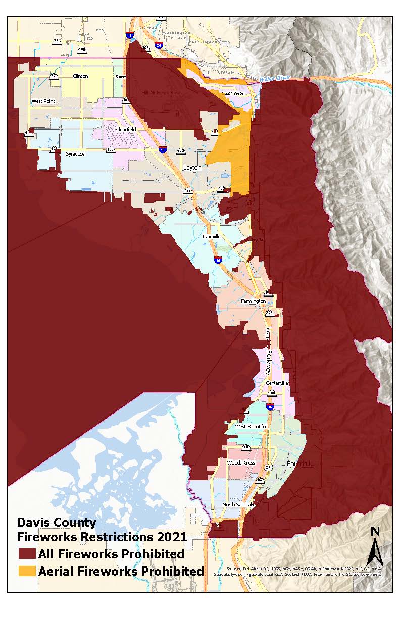 Davis County Fireworks Restrictions 2021