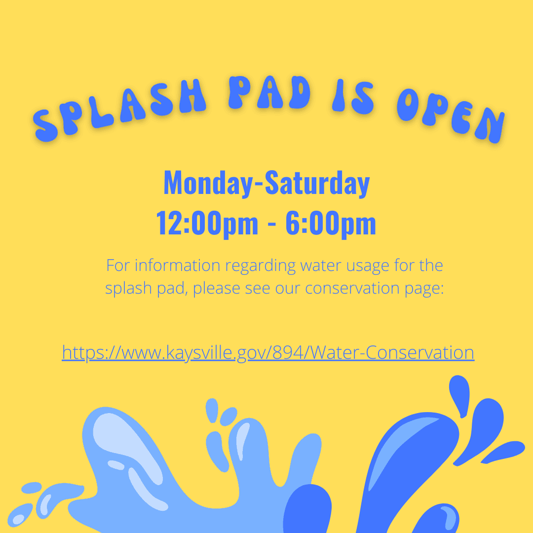 splash pad open