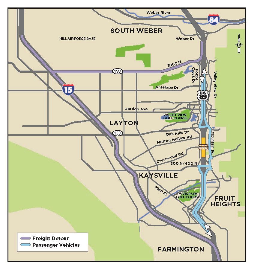 US89closure_CrestwoodGirders_Map