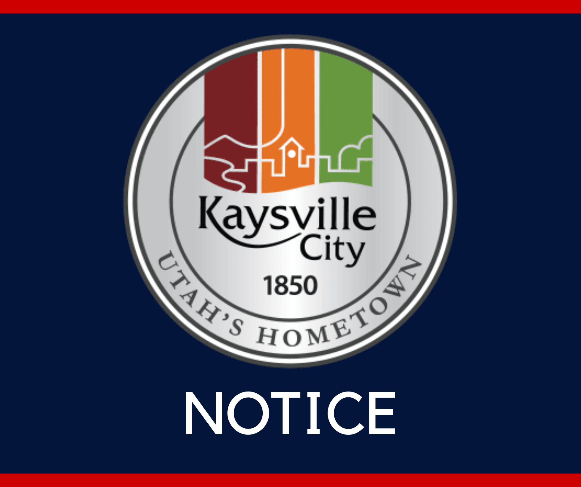 Blue with Icon - Notice