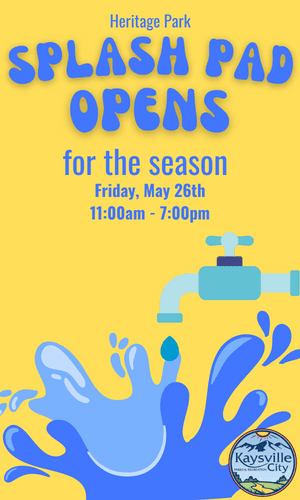 2023 Splash Pad Opening