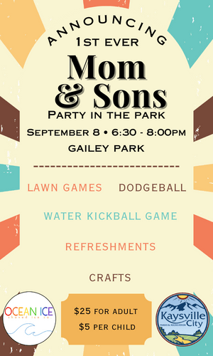 2023 Mom and Sons Party in the Park