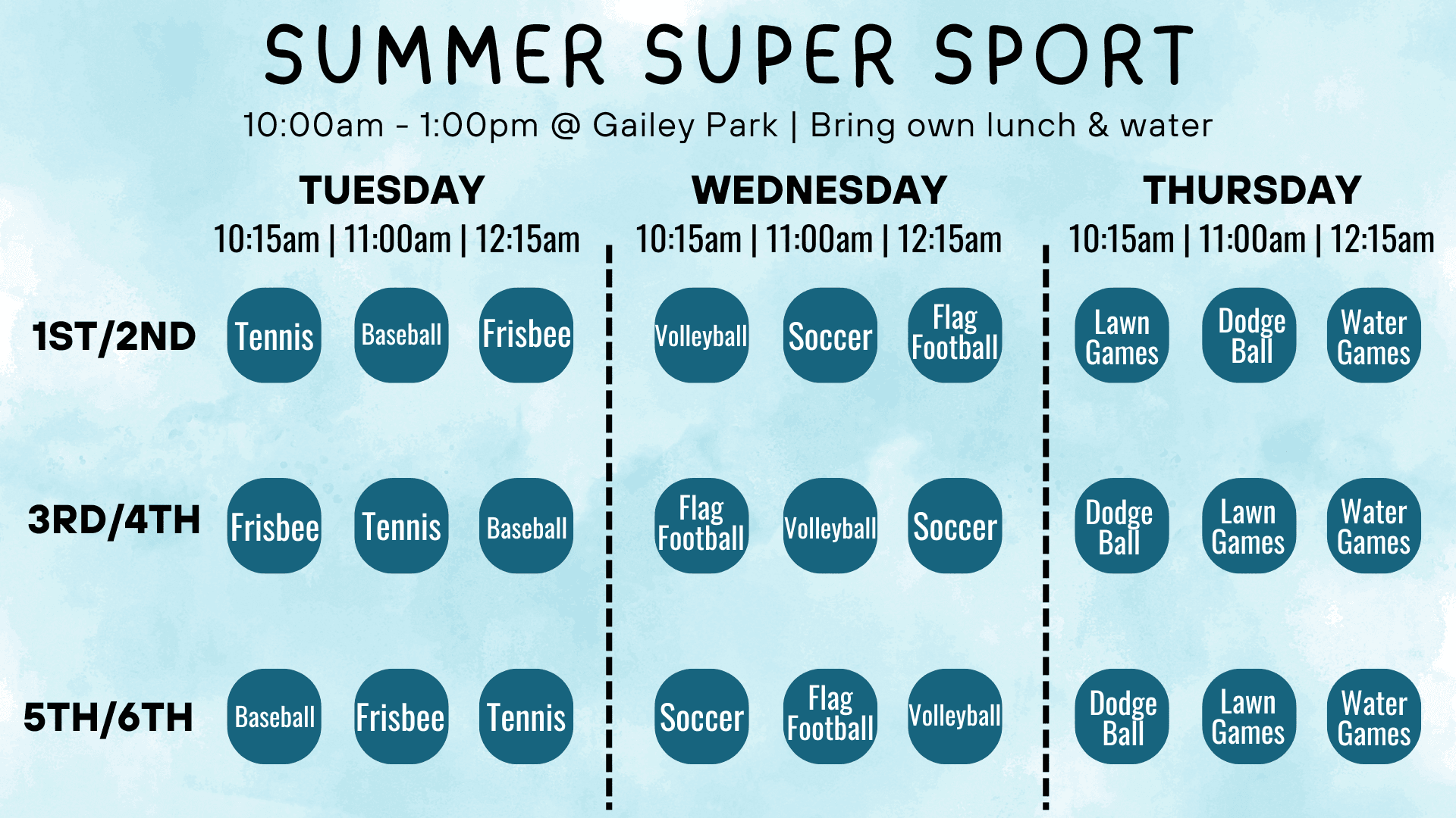 Summer Super Sport Schedule (1)