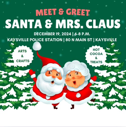 Kaysville PD Santa Meet N Greet 2024