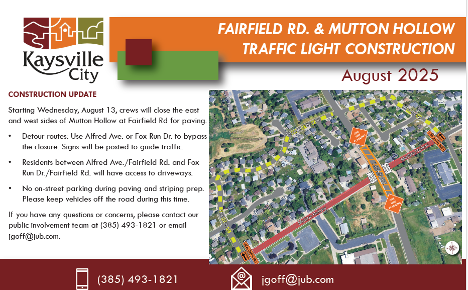 Fairfield Rd. and Mutton Hollow