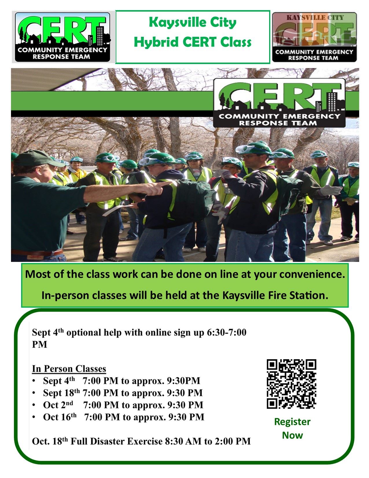 CERT Fall CLass
